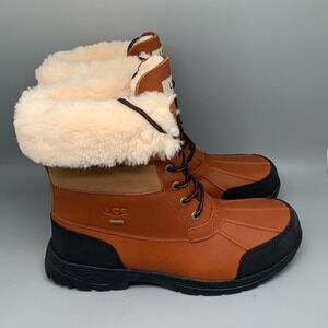 UGG Butte Brown Waterproof Winter Boots 5521 Men's Sz 10 NEW